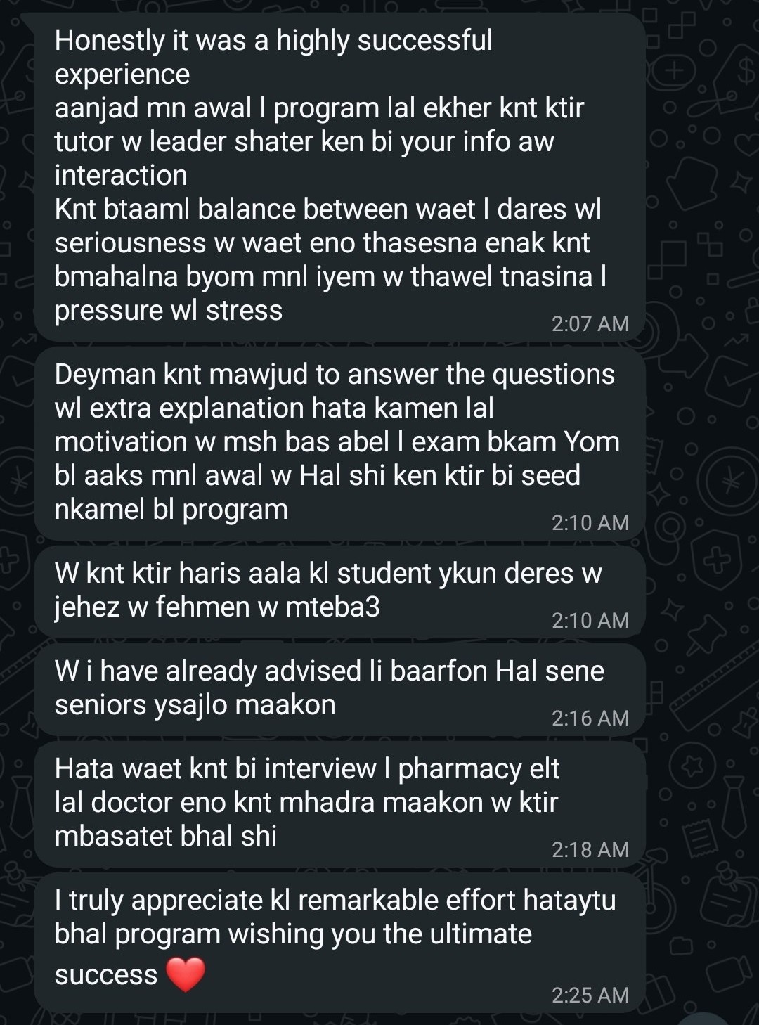 WhatsApp Testimonial Raza Ibrahim